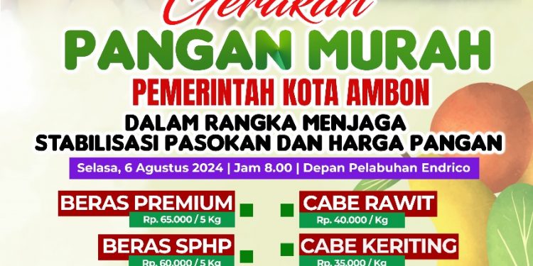 Pemkot Gencar Gelar Gerakan Pangan Murah