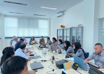 Kumham Maluku Harmonisasikan Ranpergub Subsidi Angkutan Penyeberangan Bus Air Ro-Ro dan Bus Rapid Transit Trans Amboina