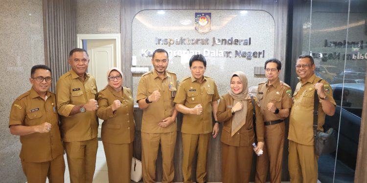 Pelaksanaan Evaluasi di Itjen Kemendagri, PJ Gubernur Maluku Paparkan Kinerja 10 Indikator Prioritas Triwulan 1