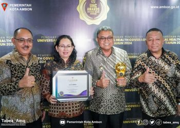Capai UHC, Kota Ambon Raih Penghargaan Dari BPJS