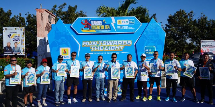 Sambut 17 Agustus, PLN UP3 Saumlaki Gelar Fun Run 5K