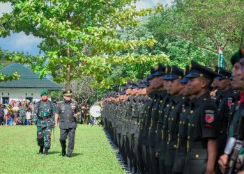 Pangdam XV/Pattimura Lantik 157 Prajurit Tamtama PK TNI AD Gelombang 1 Tahun 2024