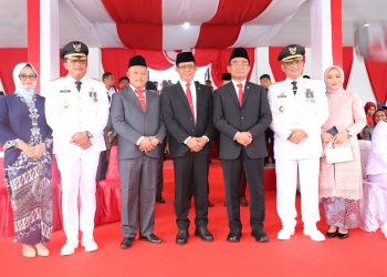 Menko PMK dan Kepala BNPB  Peringati HUT ke-79 RI di Kota Tual