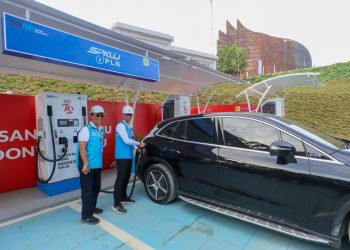 18 SPKLU PLN Layani 340 Transaksi Pengisian Mobil Listrik di IKN