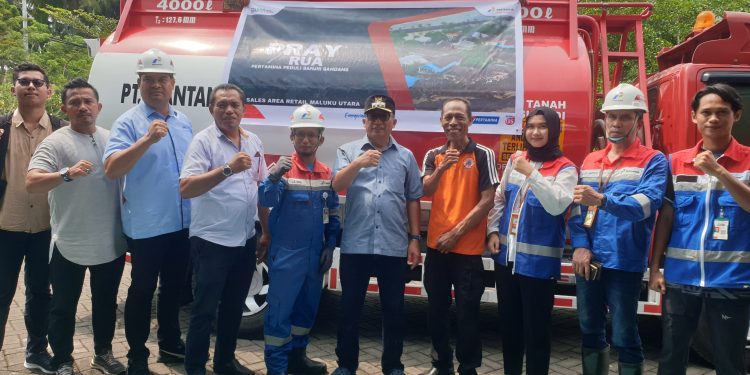 Pertamina Pastikan Ketersediaan BBM Evakuasi Banjir Bandang di Kelurahan Rua Ternate