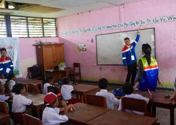 Pertamina Gelar PEN 7.0 Secara Serentak di 79 SD di Indonesia Wilayah Maluku dan Papua