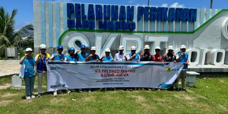 PLN UP3 Tobelo Lakukan Penyalaan Pelanggan Baru 690.000 VA dan Penambahan Daya 345.000 VA PPI Daeo Majiko Morotai