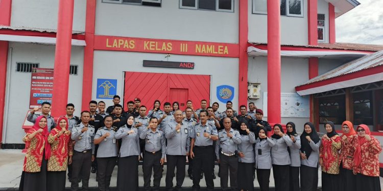 Kunjungi Lapas Namlea, Pujo Harianto Tekankan Peran Krusial PPK dalam Keadilan Restoratif