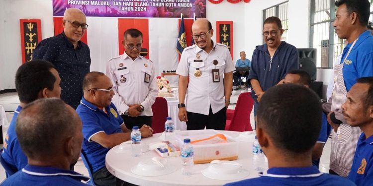 Lapas Kelas IIA Ambon Gelar Lomba Makan Papeda dan Vocal Grup 