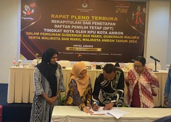 KPU Tetapkan DPT Pilkada 2024 Kota Ambon Sebanyak 250.194 Pemilih