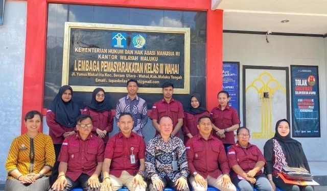 Kumham Maluku Terus Tingkatkan Pelayanan Publik di Lapas Wahai