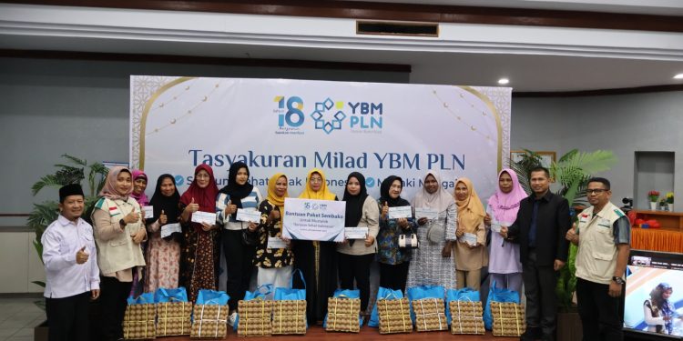 Milad ke 18, YBM PLN UIW MMU Salurkan Bantuan kepada Anak Yatim, Dhuafa hingga Kaum Difabel