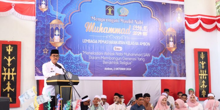 Peringatan Maulid Nabi SAW 1446 H, Kemenkumham Ajak WBP Berperilaku Baik