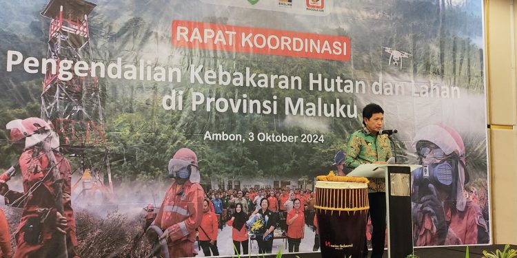Pemprov Maluku Gelar Rakor Pengendalian Kebakaran Hutan dan Lahan