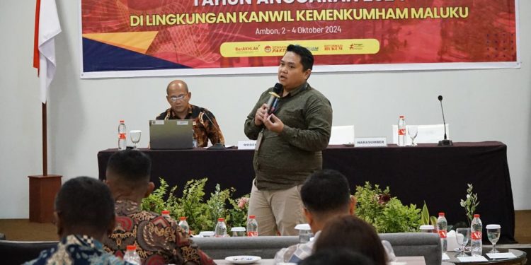 UPG Kumham Maluku : Ciptakan Agen Perubahan Sebagai Motor Penggerak di Satuan Kerja