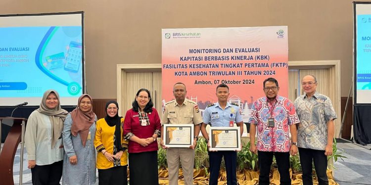 BPJS Kesehatan Ambon Berikan Penghargaan Kepada 11 FKTP
