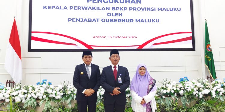 Rasono Dikukuhkan Sebagai Kepala Perwakilan BPKP Maluku