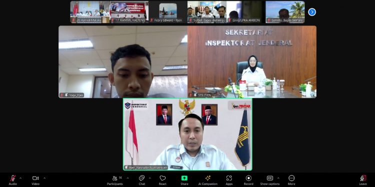 Kumham Maluku Ikut Rapat Percepatan Pelaksanaan Survei Penilaian Integritas KPK