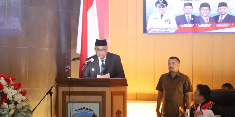 Hadir Pada Pelantikan Ketua DPRD,  PJ Walikota: Tetap Perjuangkan Aspirasi Masyarakat