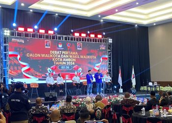 KPU Gelar Debat Perdana Calon Walikota dan Wawali Ambon Tahun 2024