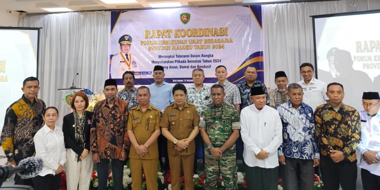 Sukseskan Pilkada Serentak Yang Aman dan Damai, Pemprov Maluku Gelar Rakor FKUB 2024
