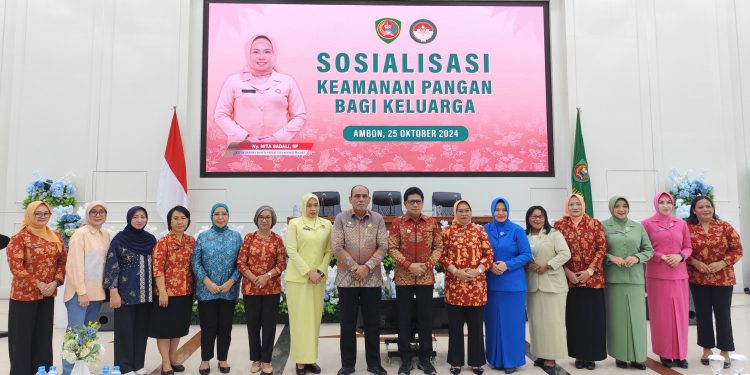 Gelar Sosialisasi Keamanan Pangan, DWP Maluku Diharapkan Jadi Agen Konsumsi Makanan