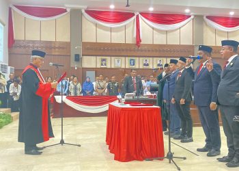 Empat Pimpinan Lembaga DPRD Provinsi Maluku Periode 2024-2029 Dilantik