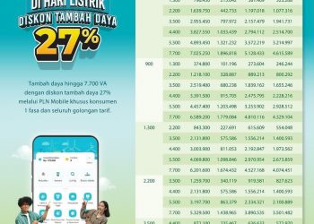 Peringati HLN ke-79, PLN Diskon Tambah Daya Bagi Pelanggan