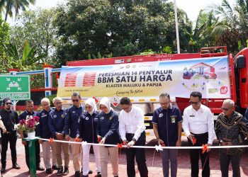 Pertamina Resmikan 40 Penyalur BBM Satu Harga di 4 Lokasi
