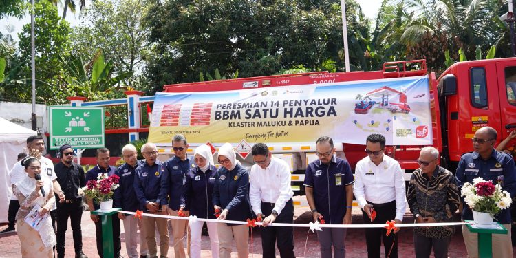 Pertamina Resmikan 40 Penyalur BBM Satu Harga di 4 Lokasi