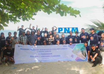 Peringati HSP ke-96 ,PNM Gandeng Anak Muda Lakukan Konservasi Terumbu Karang