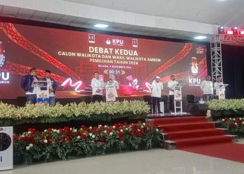 KPU Ambon Gelar Debat Kedua  Calon Walikota dan Wawali, Paslon Paparkan Program Kerja