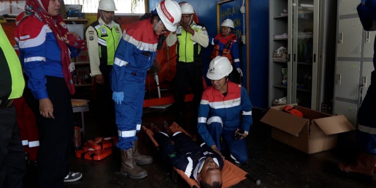 Pertamina Patra Niaga Regional Papua Maluku Gelar Latihan Simulasi OKD Level 1