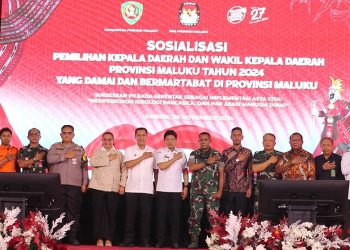 Pemprov Maluku Gandeng KPU Gelar Sosialisasi Pilkada Serentak Damai dan Bermartabat
