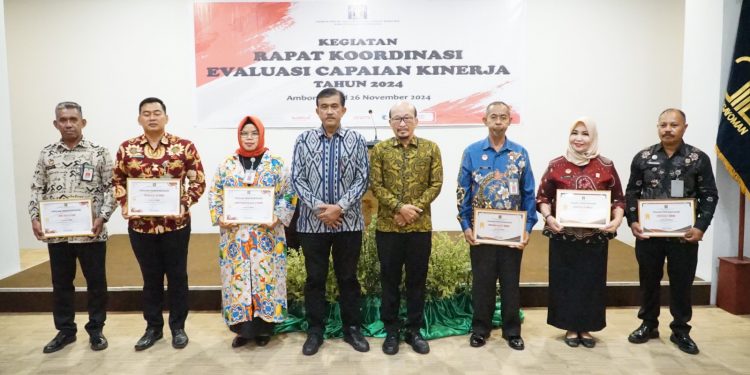 Kepala Kanwil Kemenkumham Maluku Buka Rakoor Evaluasi Capaian Kinerja Tahun 2024