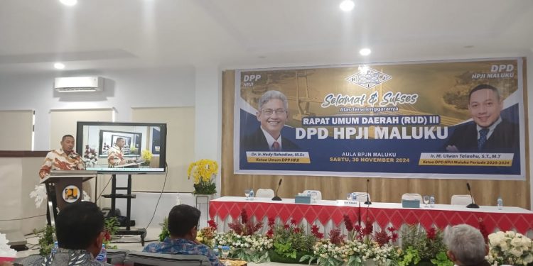 DPD HPJI Maluku Gelar RUD III, Ketua Umum Harap Terus Tingkatkan Kualitas dan Kapasitas Jalan