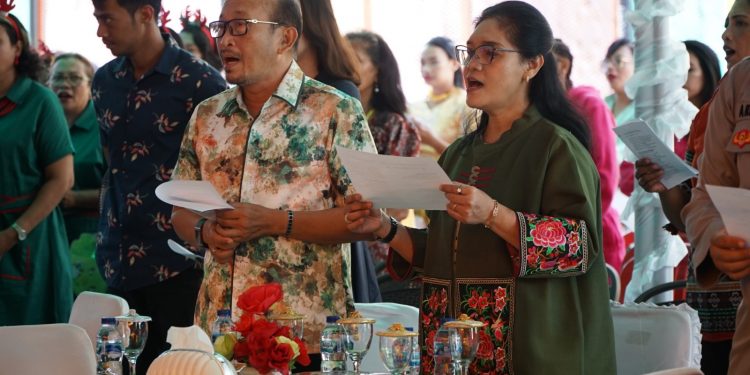 Pererat Kebersamaan, Kanwil Kemenkumham Maluku Gelar Natal Bersama Lapas Perempuan Kelas III Ambon