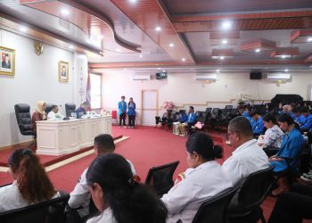Mahasiswa Fisip Unpatti Sambangi Pemkot Ambon Untuk Kuliah Umum