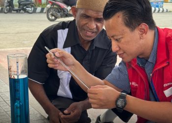 Sambut Nataru 2024, Pertamina Patra Niaga Regional Papua Maluku Sidak SPBU dan SPBE Kota Jayapura