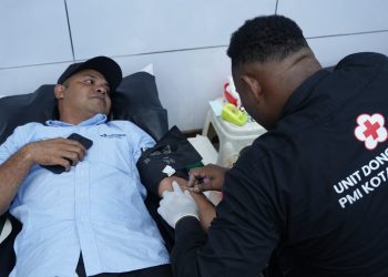 Peringati HUT Ke-67, Pertamina Gelar Aksi Donor Darah di Kantor Regional Papua Maluku