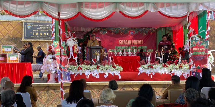 Pemkot Ambon Gelar Safari Natal Bersama Masyarakat Sirimau