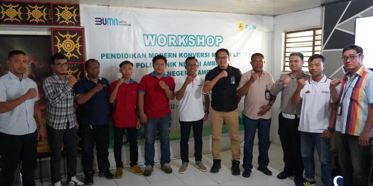 PLN UIW MMU Gelar Workshop Konversi Motor Listrik bagi Pelajar dan Mahasiswa di Ambon