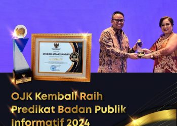OJK Raih Predikat Badan Publik Informatif Level Nasional 2024