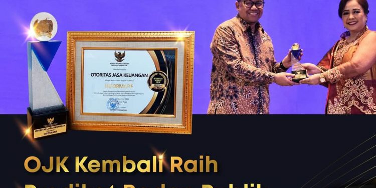 OJK Raih Predikat Badan Publik Informatif Level Nasional 2024