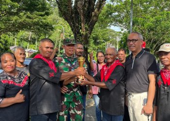 Hasil Kolaborasi Kodim 1504/Ambon dan Pemneg Rutong, Raih Juara I Kampung Pancasila se-Indonesia