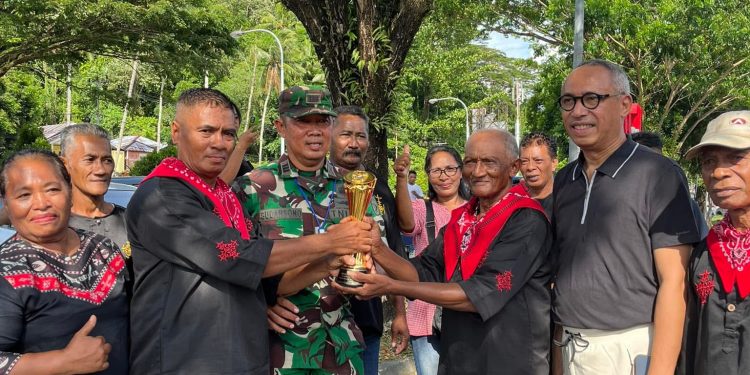 Hasil Kolaborasi Kodim 1504/Ambon dan Pemneg Rutong, Raih Juara I Kampung Pancasila se-Indonesia