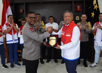 Komisaris Pertamina Kunjungi Kapolda Papua Brigjen Pol Patrige Renwarin