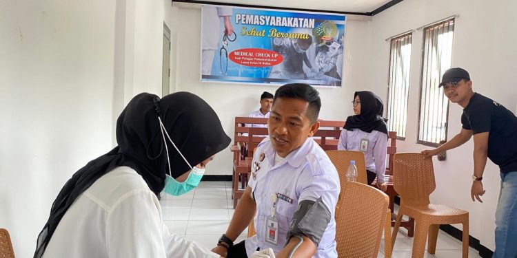 Lapas Wahai Gelar Medical check-up Bagi Petugas