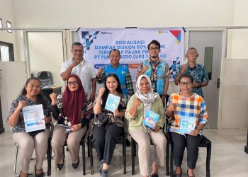 PLN UP3 Tobelo Gelar Sosialisasi Dampak Diskon 50% Listrik terhadap PBJT-TL kepada BPKAD Halmahera Utara