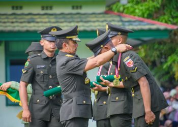Kasdam Lantik 152 Prajurit Bintara TNI AD Tahun 2024